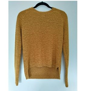Atmosphere Yellow Scoop Neck Sweater Size 6